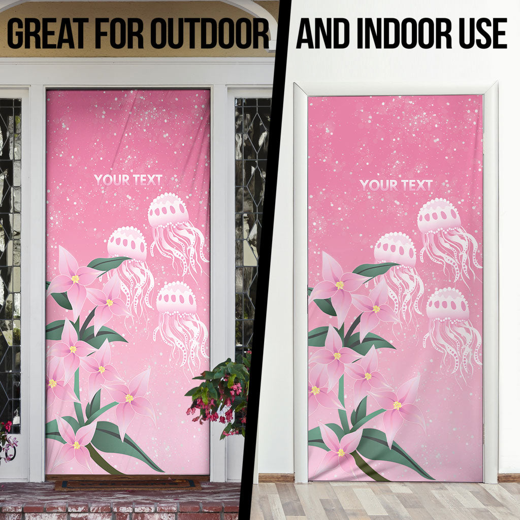 Personalised Pink Boronia of Hope Door Cover Australia’s Fight Against Breast Cancer Support