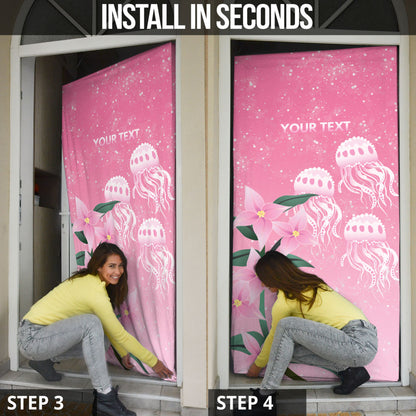 Personalised Pink Boronia of Hope Door Cover Australia’s Fight Against Breast Cancer Support