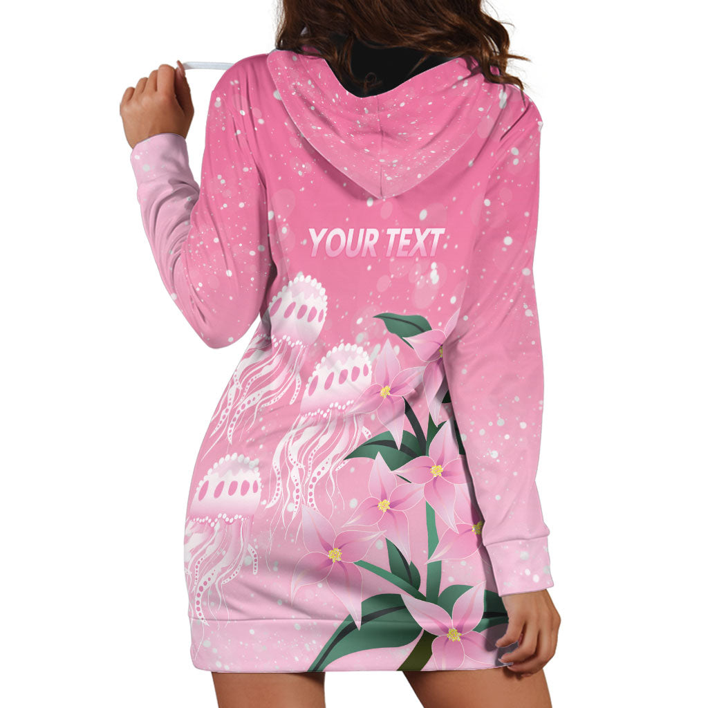 Personalised Pink Boronia of Hope Hoodie Dress Australia’s Fight Against Breast Cancer Support