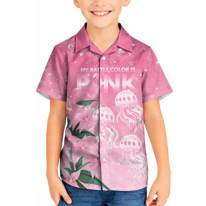 Personalised Pink Boronia of Hope Kid Hawaiian Shirt Australia’s Fight Against Breast Cancer Support