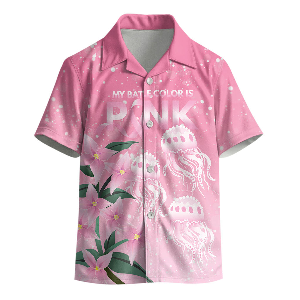 Personalised Pink Boronia of Hope Kid Hawaiian Shirt Australia’s Fight Against Breast Cancer Support