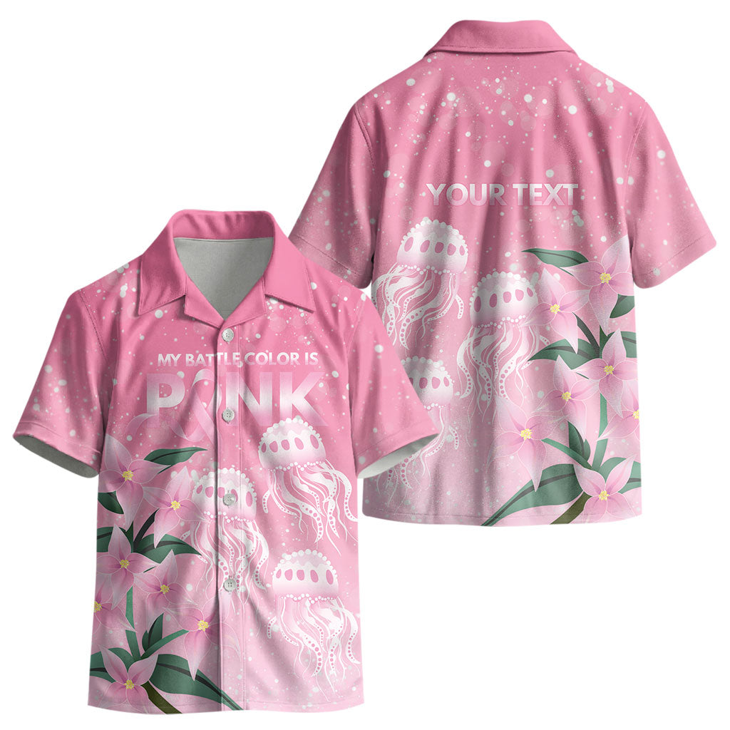Personalised Pink Boronia of Hope Kid Hawaiian Shirt Australia’s Fight Against Breast Cancer Support