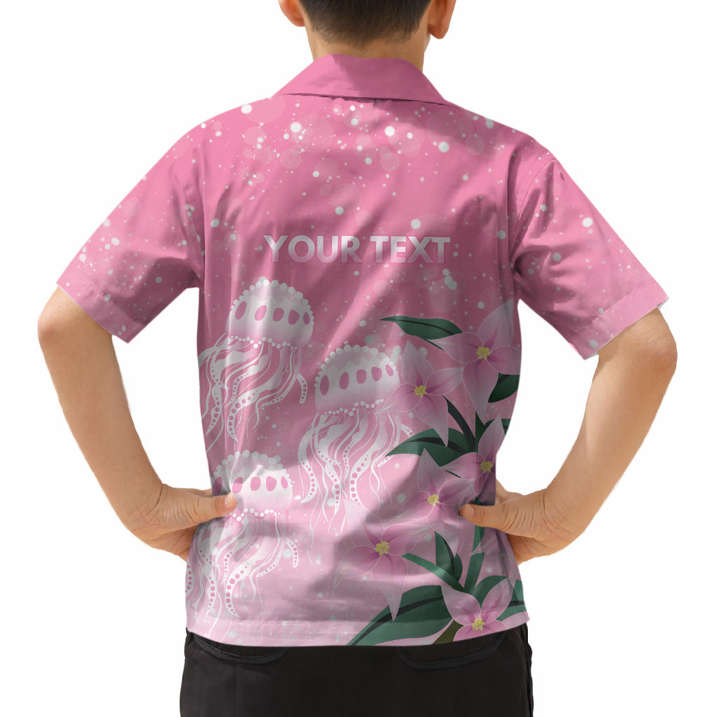 Personalised Pink Boronia of Hope Kid Hawaiian Shirt Australia’s Fight Against Breast Cancer Support