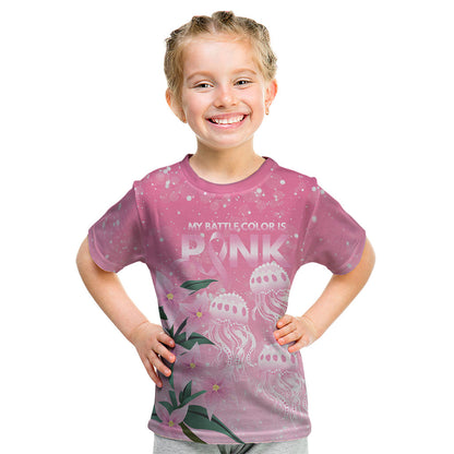 Personalised Pink Boronia of Hope Kid T Shirt Australia’s Fight Against Breast Cancer Support