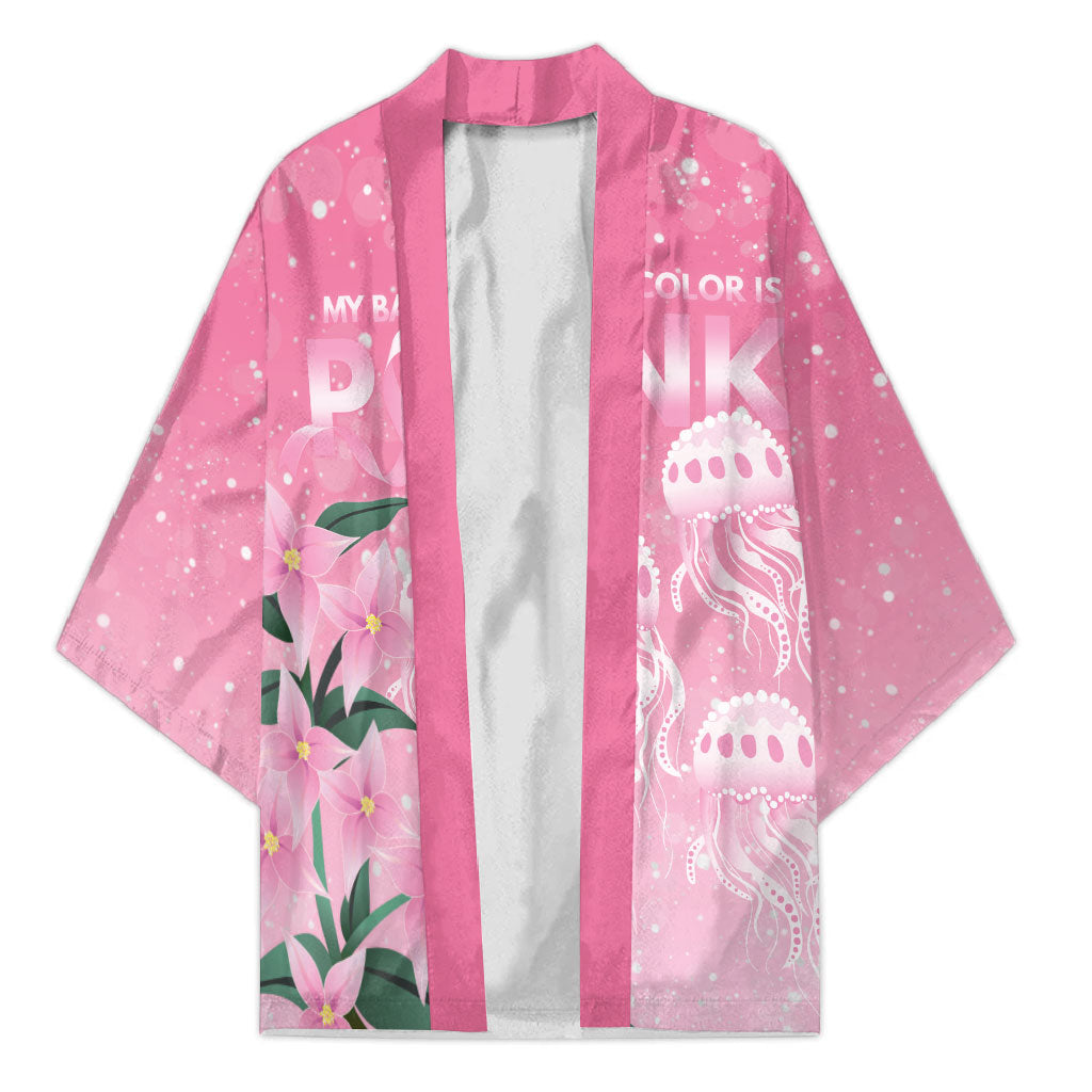 Personalised Pink Boronia of Hope Kimono Australia’s Fight Against Breast Cancer Support