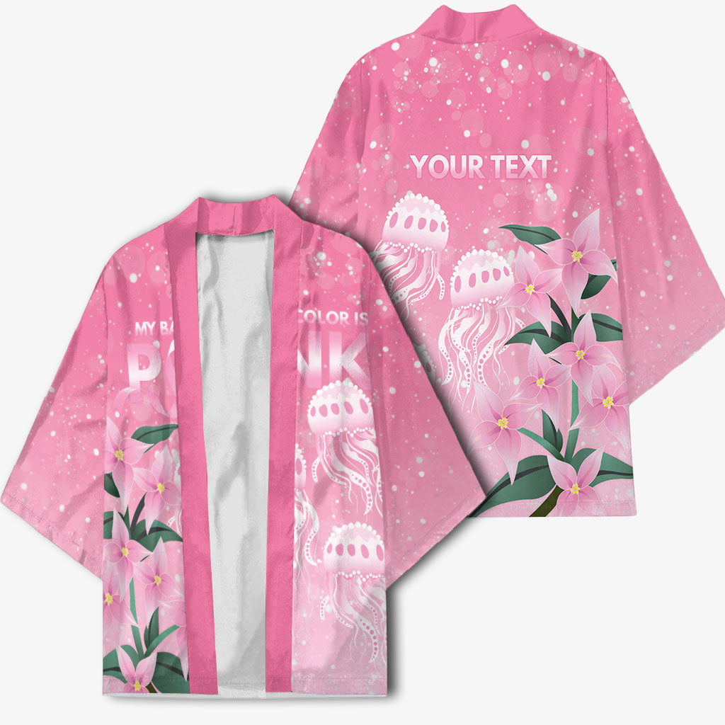 Personalised Pink Boronia of Hope Kimono Australia’s Fight Against Breast Cancer Support