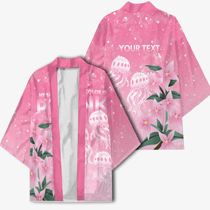 Personalised Pink Boronia of Hope Kimono Australia’s Fight Against Breast Cancer Support