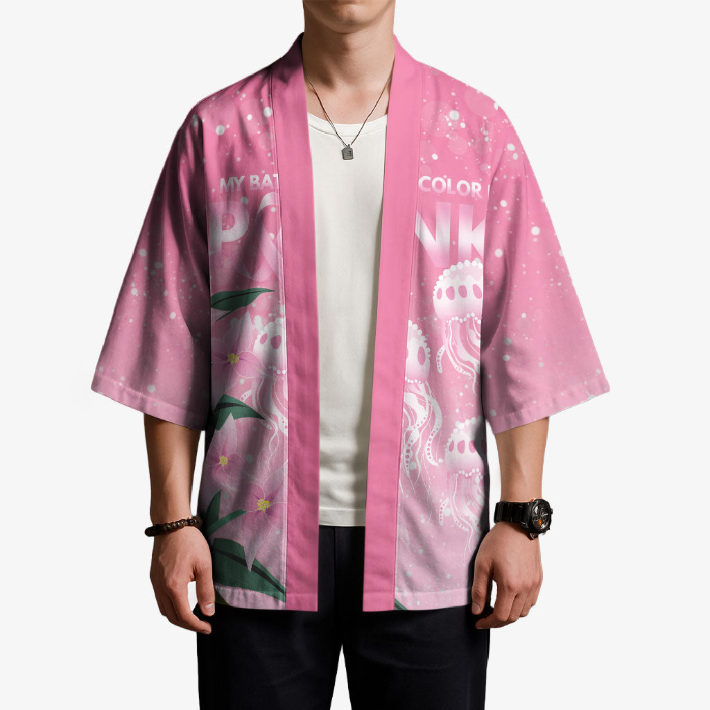 Personalised Pink Boronia of Hope Kimono Australia’s Fight Against Breast Cancer Support