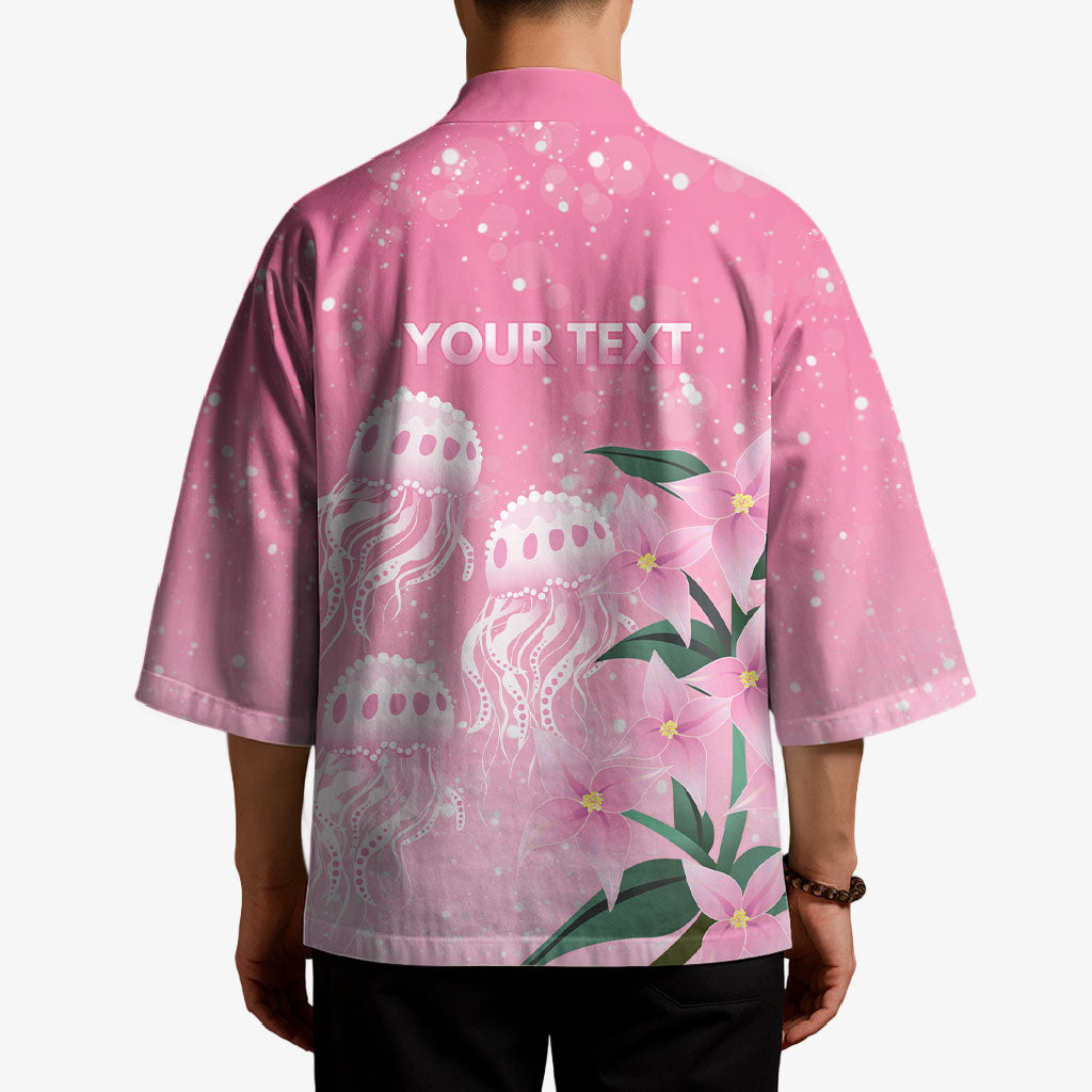 Personalised Pink Boronia of Hope Kimono Australia’s Fight Against Breast Cancer Support