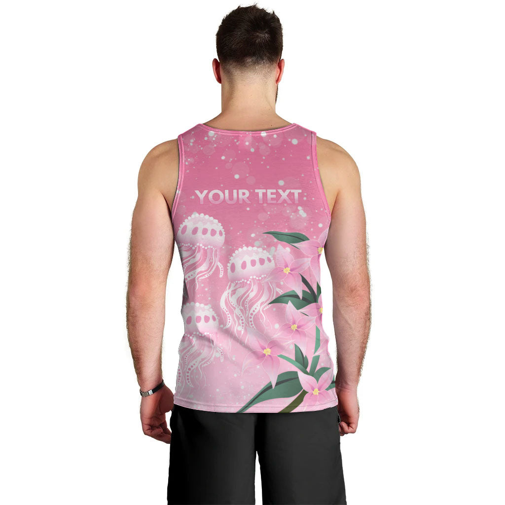 Personalised Pink Boronia of Hope Men Tank Top Australia’s Fight Against Breast Cancer Support
