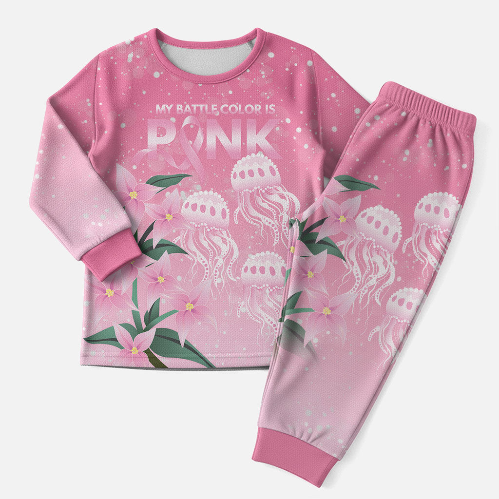 Personalised Pink Boronia of Hope Christmas Pajama Set Australia’s Fight Against Breast Cancer Support