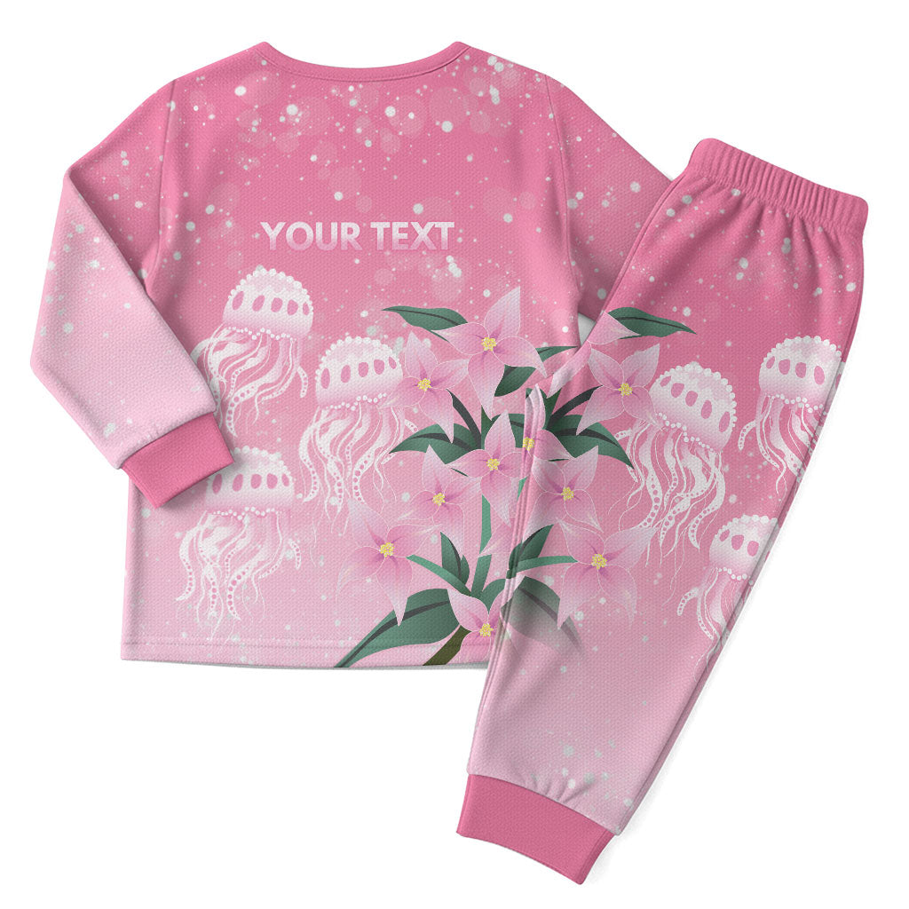 Personalised Pink Boronia of Hope Christmas Pajama Set Australia’s Fight Against Breast Cancer Support