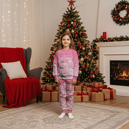 Personalised Pink Boronia of Hope Christmas Pajama Set Australia’s Fight Against Breast Cancer Support