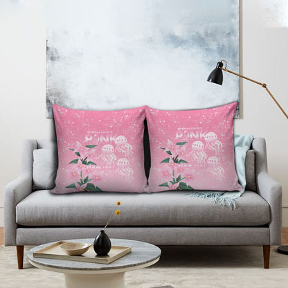 Personalised Pink Boronia of Hope Pillow Cover Australia’s Fight Against Breast Cancer Support