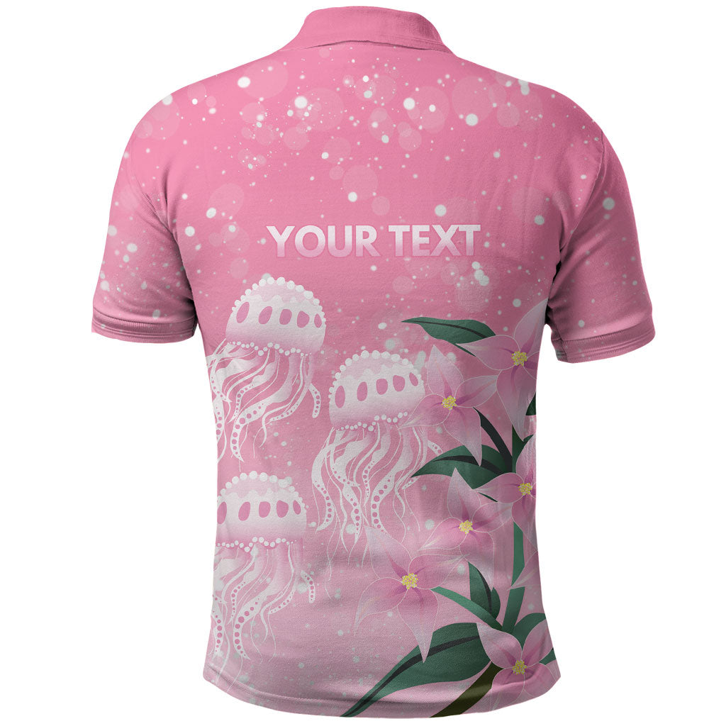 Personalised Pink Boronia of Hope Polo Shirt Australia’s Fight Against Breast Cancer Support