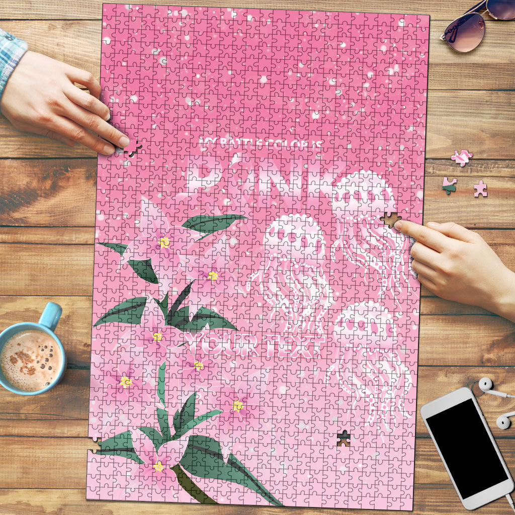 Personalised Pink Boronia of Hope Puzzle Australia’s Fight Against Breast Cancer Support