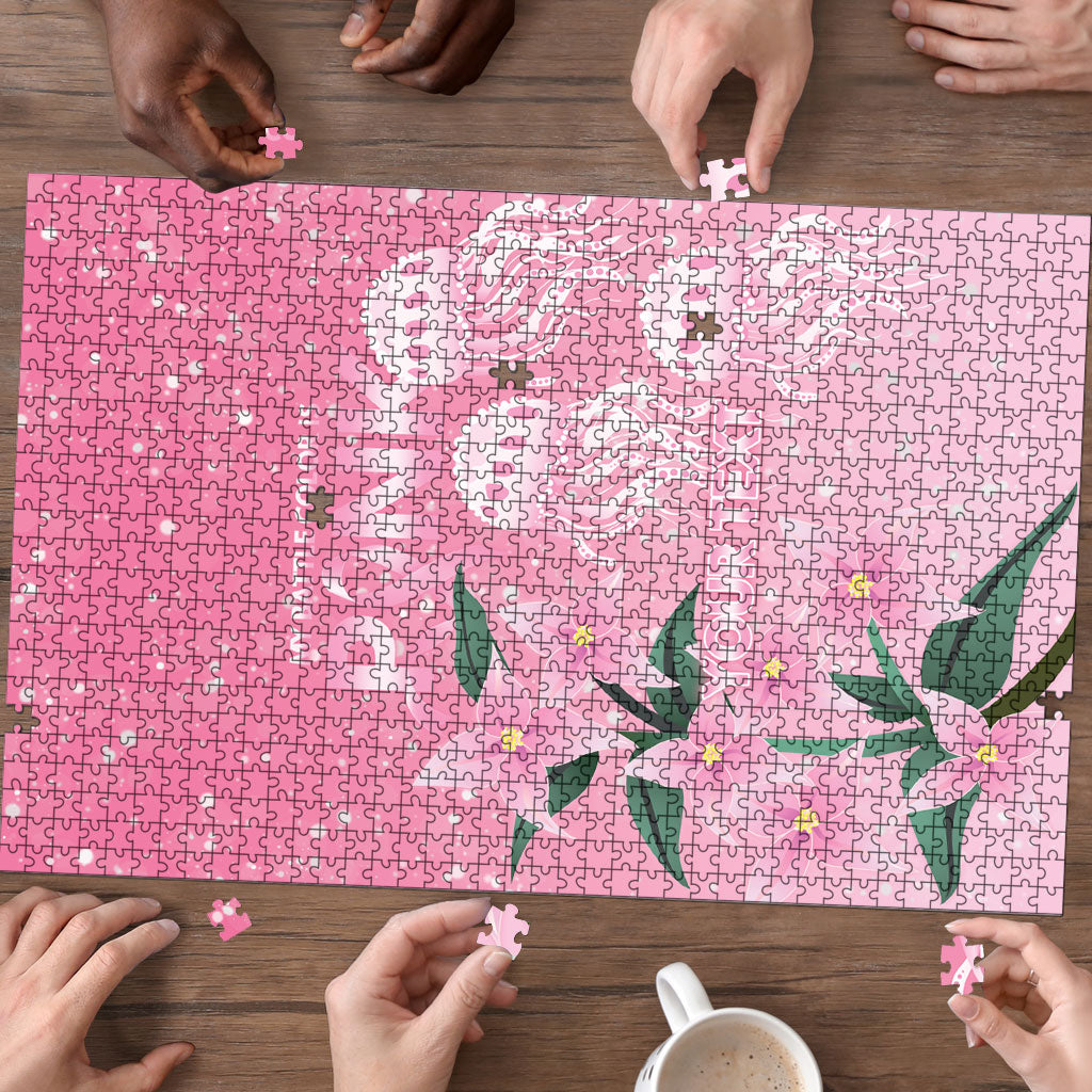 Personalised Pink Boronia of Hope Puzzle Australia’s Fight Against Breast Cancer Support