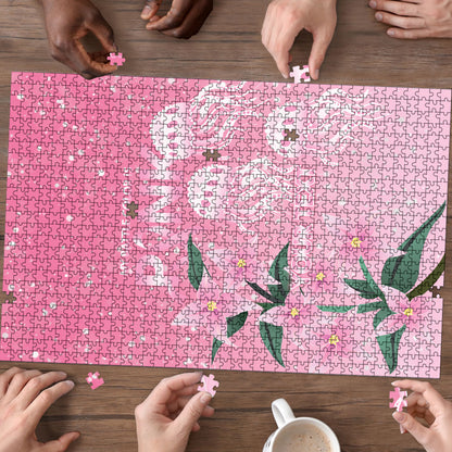 Personalised Pink Boronia of Hope Puzzle Australia’s Fight Against Breast Cancer Support