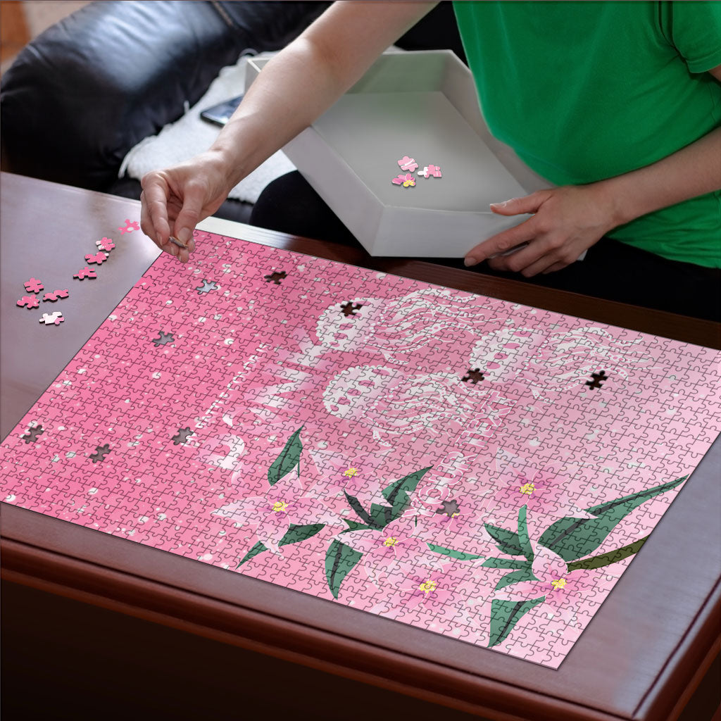 Personalised Pink Boronia of Hope Puzzle Australia’s Fight Against Breast Cancer Support