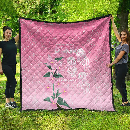 Personalised Pink Boronia of Hope Quilt Australia’s Fight Against Breast Cancer Support
