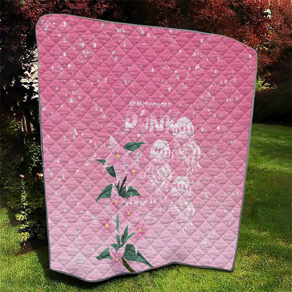 Personalised Pink Boronia of Hope Quilt Australia’s Fight Against Breast Cancer Support