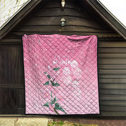 Personalised Pink Boronia of Hope Quilt Australia’s Fight Against Breast Cancer Support