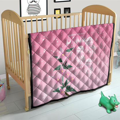 Personalised Pink Boronia of Hope Quilt Australia’s Fight Against Breast Cancer Support