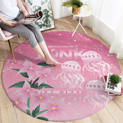 Personalised Pink Boronia of Hope Round Carpet Australia’s Fight Against Breast Cancer Support