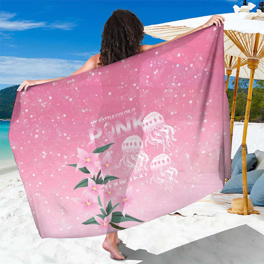 Personalised Pink Boronia of Hope Sarong Australia’s Fight Against Breast Cancer Support