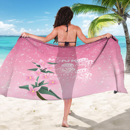 Personalised Pink Boronia of Hope Sarong Australia’s Fight Against Breast Cancer Support