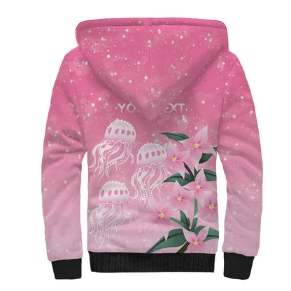 Personalised Pink Boronia of Hope Sherpa Hoodie Australia’s Fight Against Breast Cancer Support