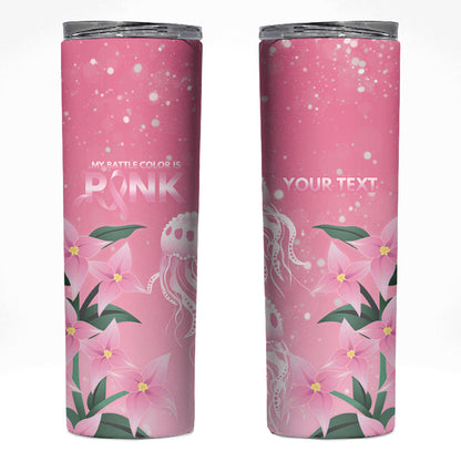 Personalised Pink Boronia of Hope Skinny Tumbler Australia’s Fight Against Breast Cancer Support