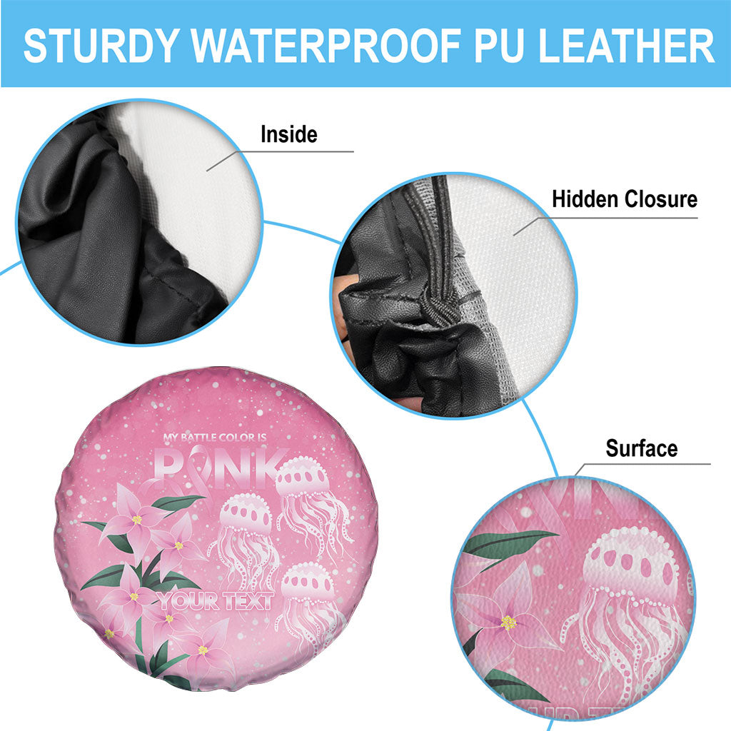 Personalised Pink Boronia of Hope Spare Tire Cover Australia’s Fight Against Breast Cancer Support