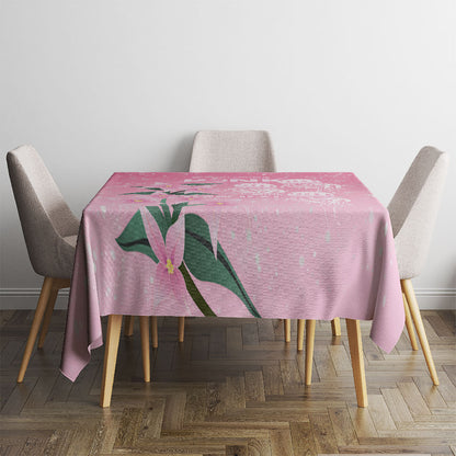 Personalised Pink Boronia of Hope Tablecloth Australia’s Fight Against Breast Cancer Support