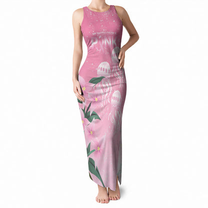 Personalised Pink Boronia of Hope Tank Maxi Dress Australia’s Fight Against Breast Cancer Support
