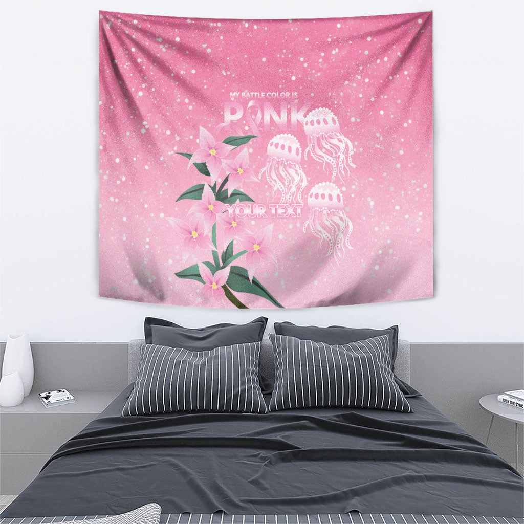 Personalised Pink Boronia of Hope Tapestry Australia’s Fight Against Breast Cancer Support