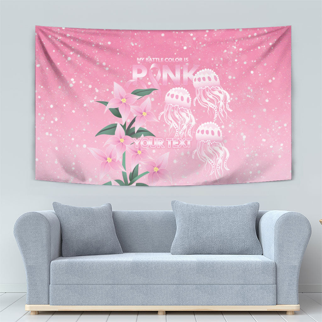 Personalised Pink Boronia of Hope Tapestry Australia’s Fight Against Breast Cancer Support