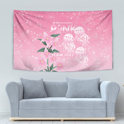 Personalised Pink Boronia of Hope Tapestry Australia’s Fight Against Breast Cancer Support