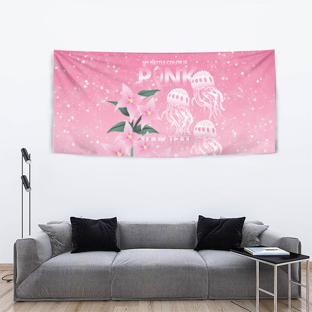 Personalised Pink Boronia of Hope Tapestry Australia’s Fight Against Breast Cancer Support