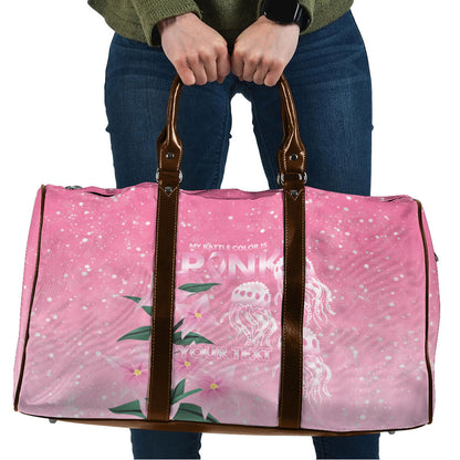 Personalised Pink Boronia of Hope Travel Bag Australia’s Fight Against Breast Cancer Support