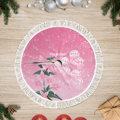 Personalised Pink Boronia of Hope Tree Skirt Australia’s Fight Against Breast Cancer Support