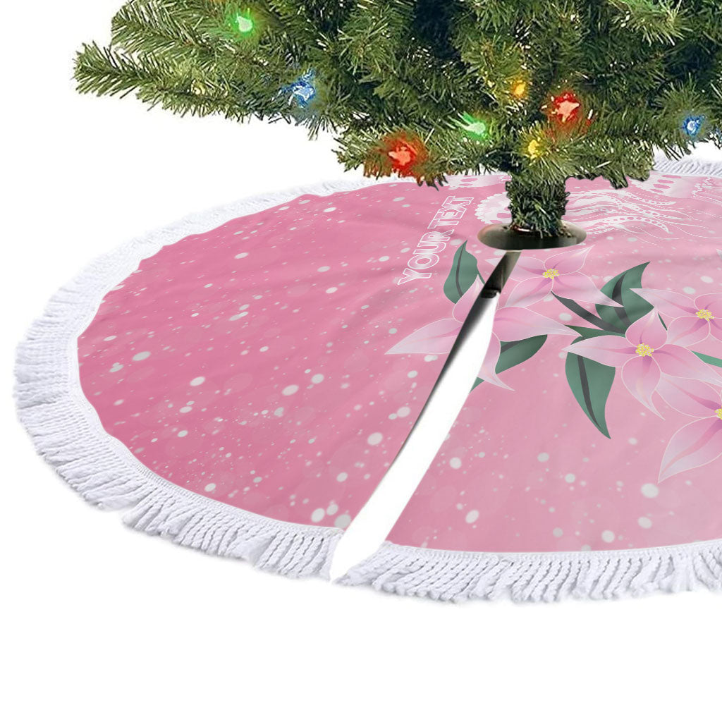 Personalised Pink Boronia of Hope Tree Skirt Australia’s Fight Against Breast Cancer Support