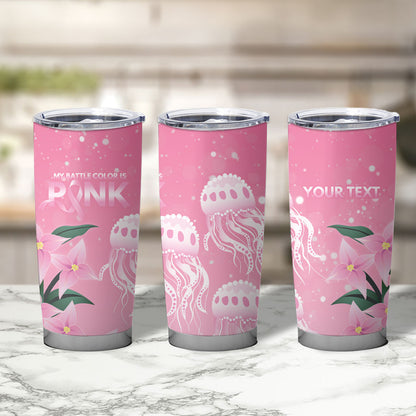 Personalised Pink Boronia of Hope Tumbler Cup Australia’s Fight Against Breast Cancer Support