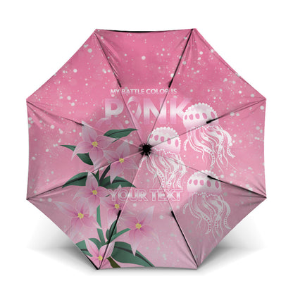 Personalised Pink Boronia of Hope Umbrella Australia’s Fight Against Breast Cancer Support