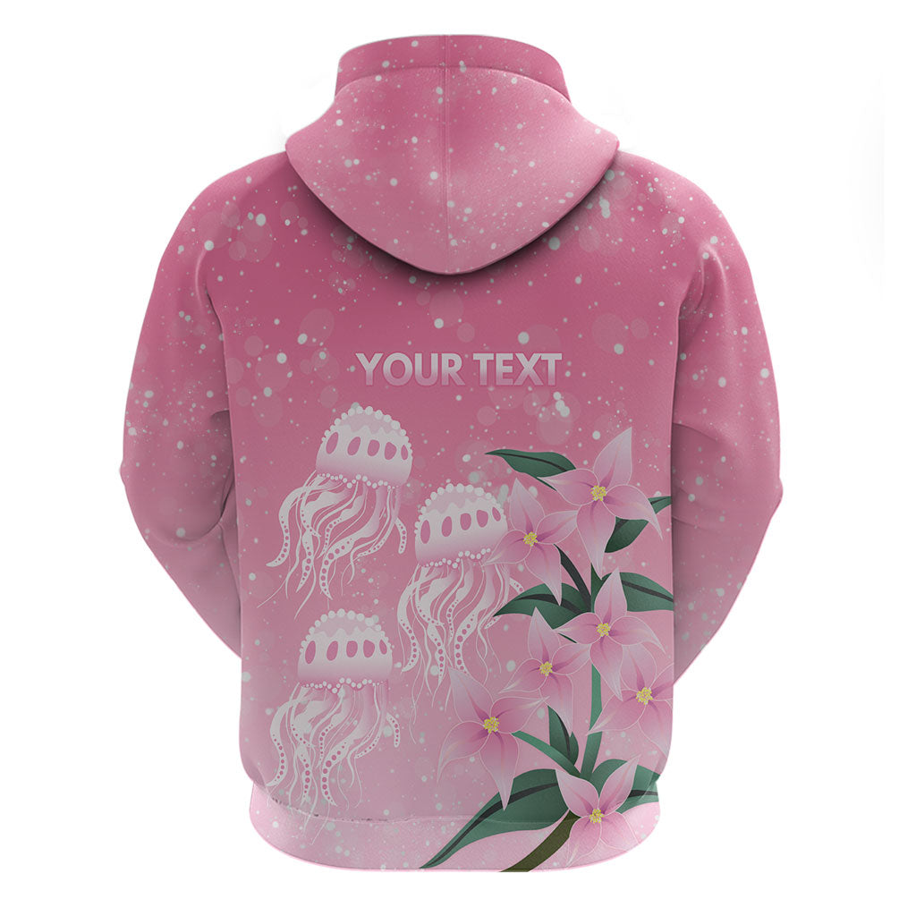 Personalised Pink Boronia of Hope Zip Hoodie Australia’s Fight Against Breast Cancer Support