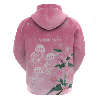 Personalised Pink Boronia of Hope Zip Hoodie Australia’s Fight Against Breast Cancer Support