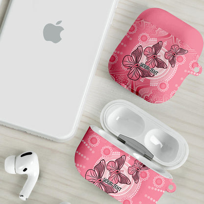 Personalized Pink Butterfly Spirit AirPods Case Australia’s Breast Cancer Support