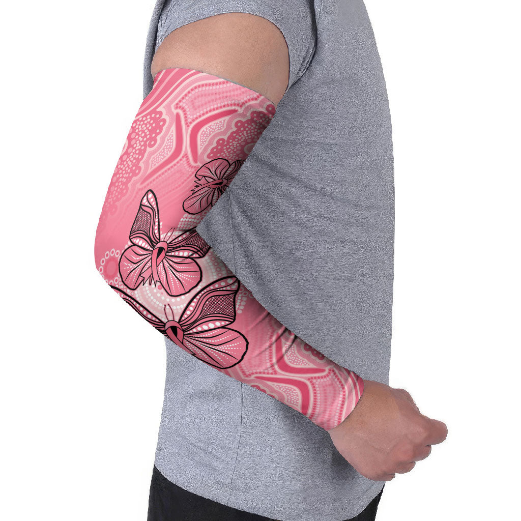 Personalized Pink Butterfly Spirit Arm Sleeves Australia’s Breast Cancer Support