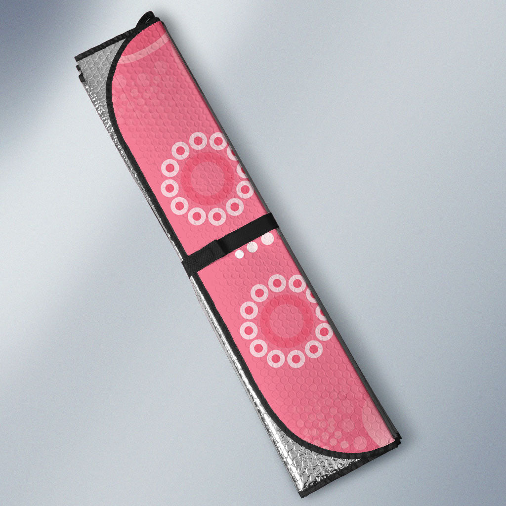 Personalized Pink Butterfly Spirit Auto Sun Shade Australia’s Breast Cancer Support