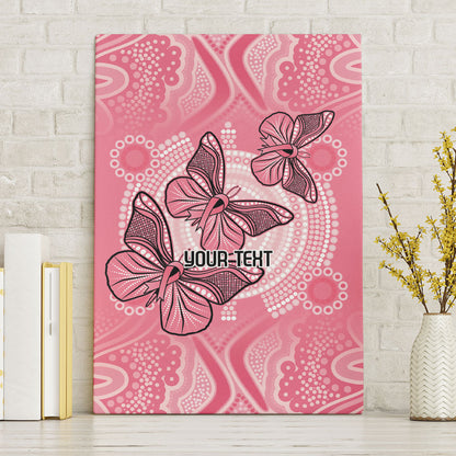 Personalized Pink Butterfly Spirit Canvas Wall Art Australia’s Breast Cancer Support